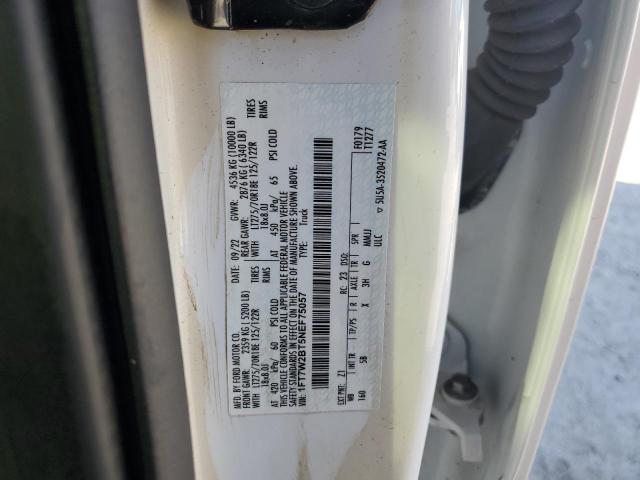 2022 FORD F250 SUPER - 1FT7W2BT5NEF75057