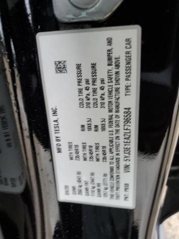 2020 TESLA MODEL 3 - 5YJ3E1EA2LF796584