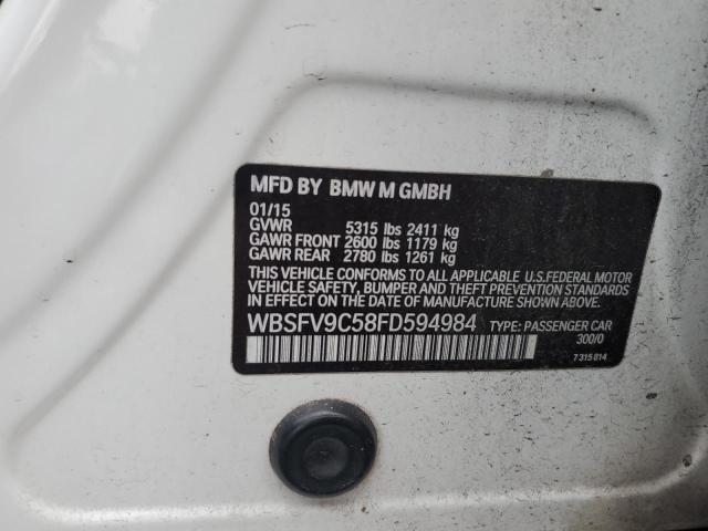 2015 BMW M5 - WBSFV9C58FD594984