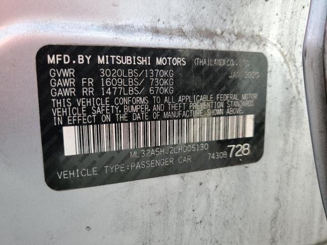 2020 MITSUBISHI MIRAGE LE ML32A5HJ2LH005130