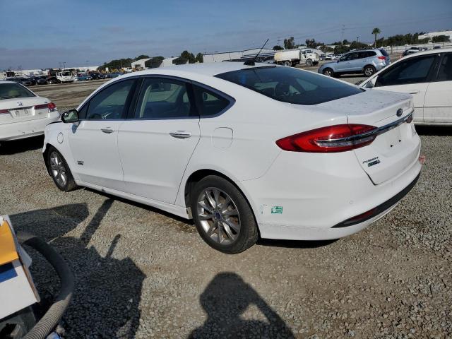 FORD FUSION SE 2017 white  hybrid engine 3FA6P0PU5HR379934 photo #3