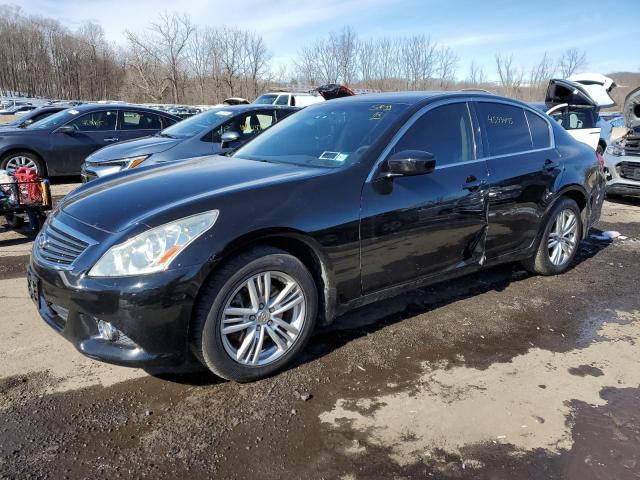 INFINITI G25 2011 black  gas JN1DV6AR7BM652163 photo #1