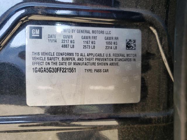 2015 BUICK LACROSSE - 1G4GA5G30FF221561