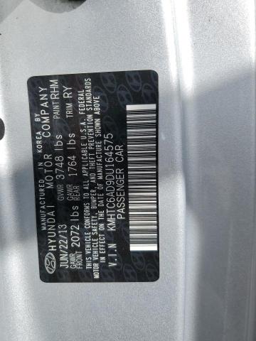 2013 HYUNDAI VELOSTER - KMHTC6AD9DU164575