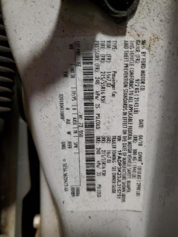 2018 FORD FOCUS SE - 1FADP3K23JL315751