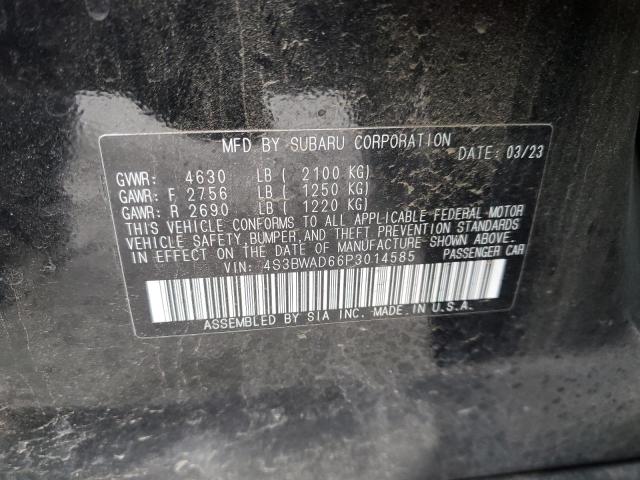 2023 SUBARU LEGACY PRE 4S3BWAD66P3014585