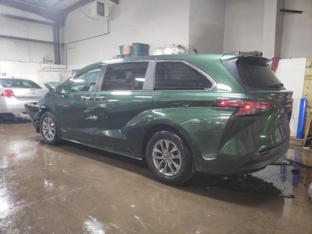 2021 TOYOTA SIENNA XLE 5TDYRKEC8MS026985
