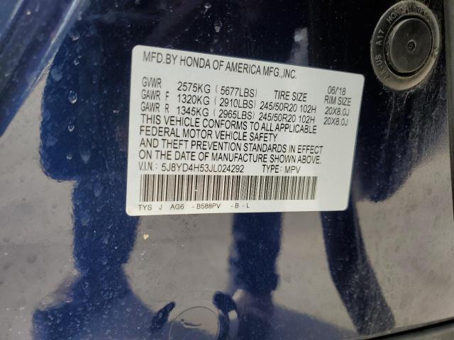 2018 ACURA MDX TECHNO - 5J8YD4H53JL024292