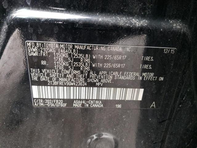 2016 TOYOTA RAV4 LE - 2T3BFREV9GW423634