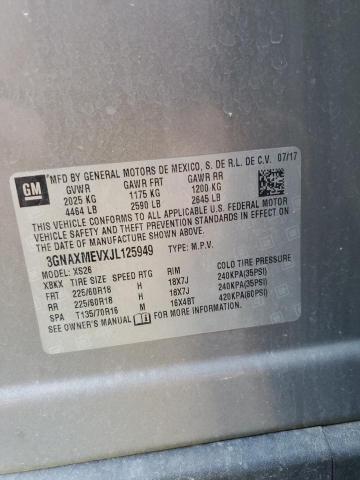2018 CHEVROLET EQUINOX PR - 3GNAXMEVXJL125949