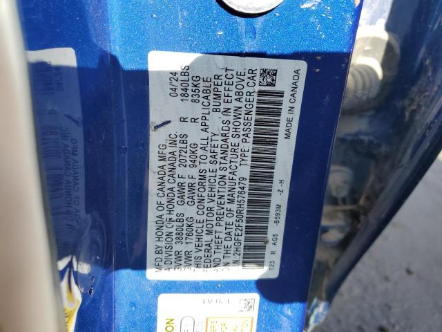 2024 HONDA CIVIC SPOR - 2HGFE2F50RH576479