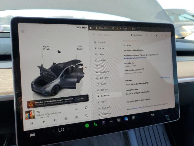 2022 TESLA MODEL Y - 7SAYGDEFXNF544214