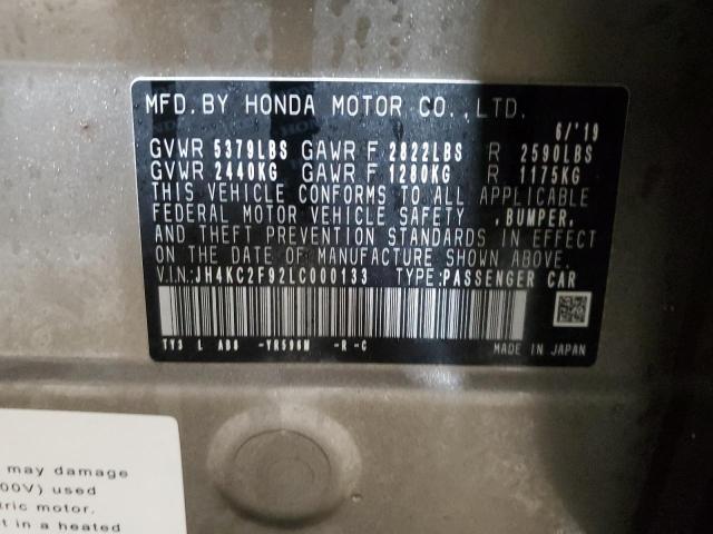 2020 ACURA RLX SPORT JH4KC2F92LC000133