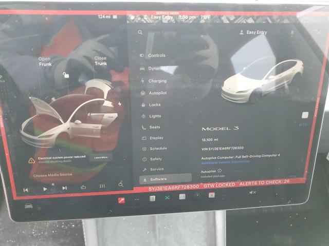 2024 TESLA MODEL 3 - 5YJ3E1EA6RF728300