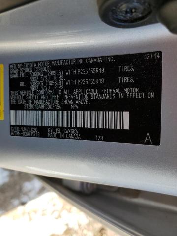 2015 LEXUS RX 450H 2T2BC1BA8FC007154