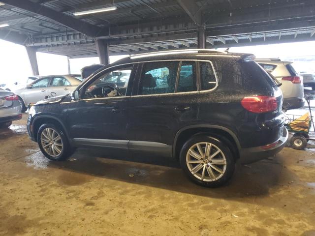 VOLKSWAGEN TIGUAN S 2014 black  gas WVGAV3AX9EW507563 photo #3