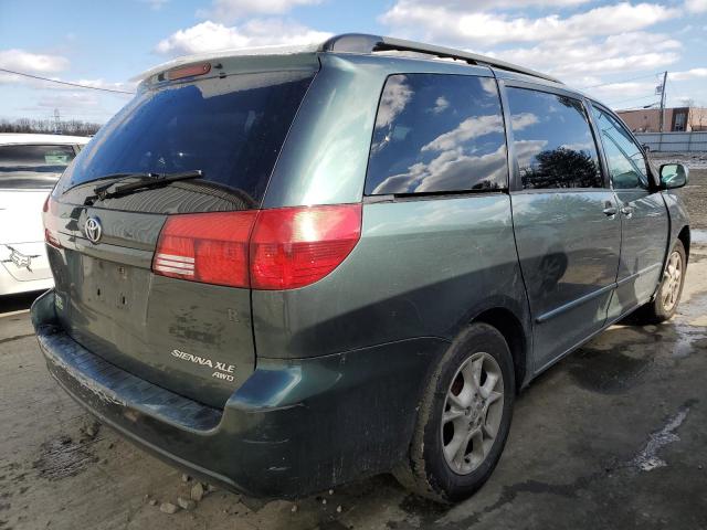 TOYOTA SIENNA XLE 2005 green  gas 5TDBA22C05S047445 photo #4