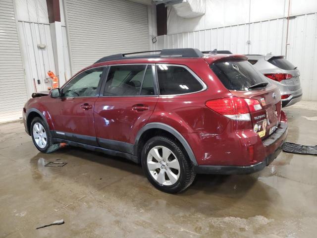 SUBARU OUTBACK 2. 2012 red  gas 4S4BRBLC6C3235937 photo #3