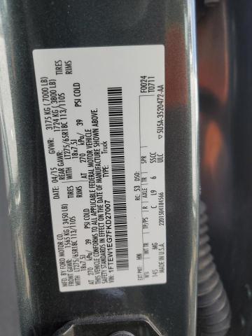 2015 FORD F150 SUPER - 1FTEW1EG7FKD27007