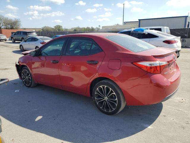 TOYOTA COROLLA L 2014 red sedan 4d gas 2T1BURHE1EC144638 photo #3