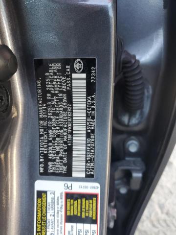 2014 TOYOTA CAMRY L - 4T1BF1FK6EU782922