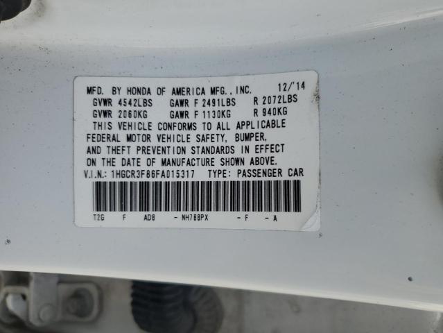 2015 HONDA ACCORD EXL - 1HGCR3F86FA015317