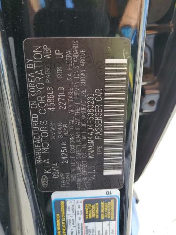 2015 KIA OPTIMA HYB - KNAGM4AD4F5080231