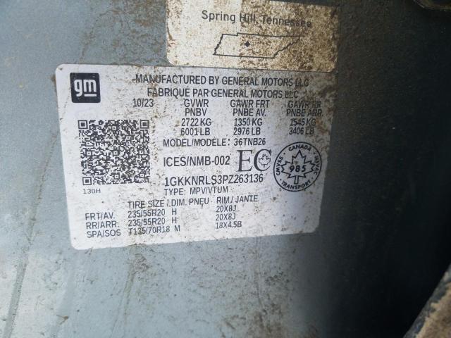 2023 GMC ACADIA SLE 1GKKNRLS3PZ263136
