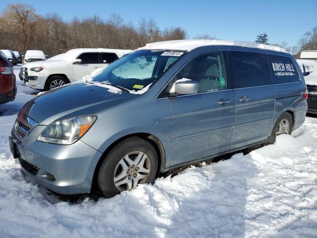 HONDA ODYSSEY EX 2007 silver sports v gas 5FNRL384X7B001398 photo #1