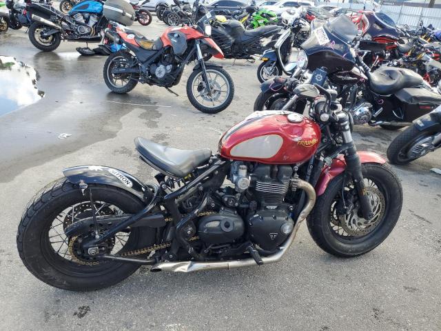 TRIUMPH MOTORCYCLE BONNEVILLE 2022 red  gas SMTD53HL6NTAW8123 photo #1