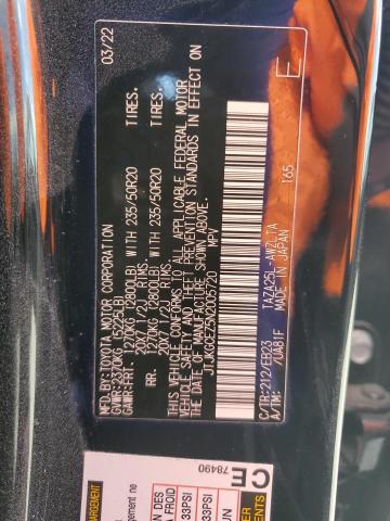 2022 LEXUS NX 350 JTJKGCEZ5N2005720