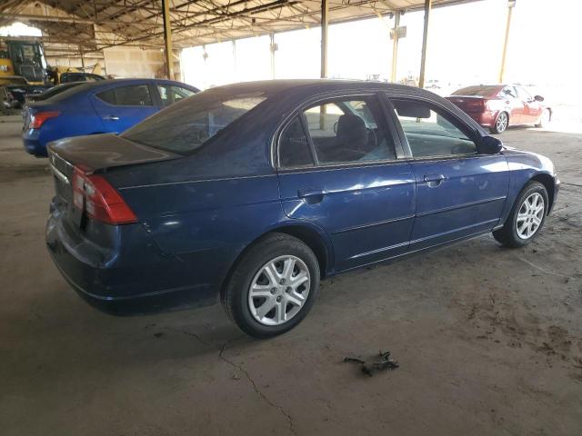 HONDA CIVIC EX 2002 blue  gas 1HGES26722L043922 photo #4