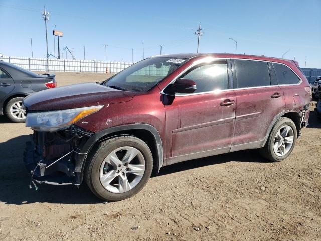 Vin: 5tddkrfh8fs098018, lot: 46747685, toyota highlander limited 2015 img_1