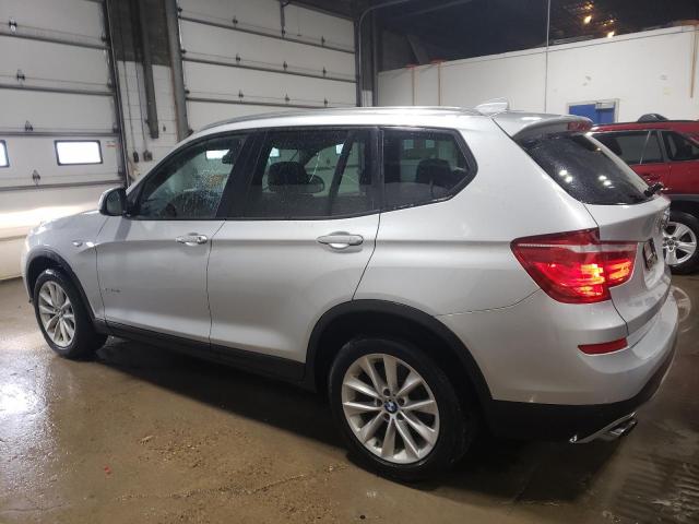 BMW X3 XDRIVE2 2015 silver  gas 5UXWX9C50F0D51227 photo #3