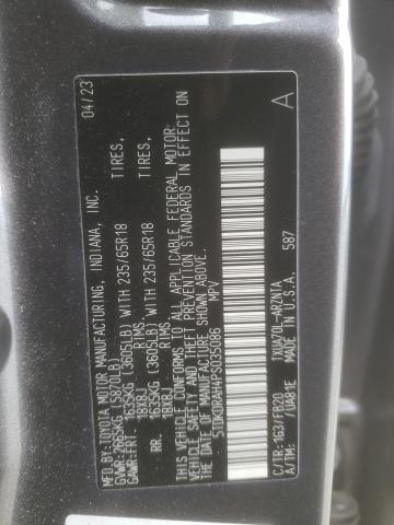 2023 TOYOTA HIGHLANDER - 5TDKDRAH4PS035086