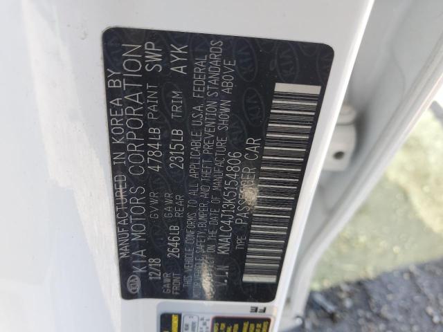 2019 KIA CADENZA LU - KNALC4J13K5154806