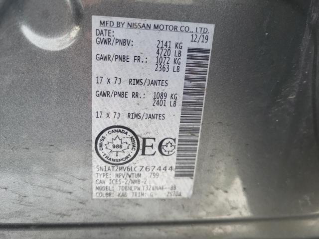 2020 NISSAN ROGUE S - 5N1AT2MV6LC767444