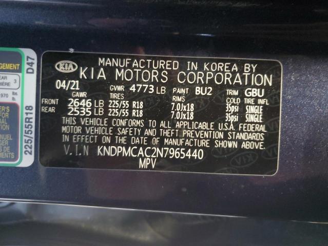 2022 KIA SPORTAGE L - KNDPMCAC2N7965440