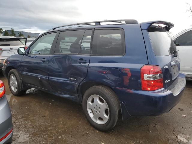 TOYOTA HIGHLANDER 2007 blue  gas JTEEP21A470213379 photo #3