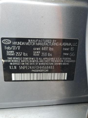 2017 HYUNDAI SONATA SE - 5NPE24AF0HH568483