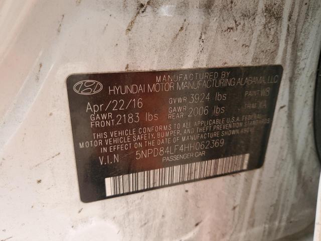 2017 HYUNDAI ELANTRA SE - 5NPD84LF4HH062369
