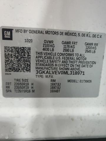 2021 GMC TERRAIN SL - 3GKALVEV0ML318971