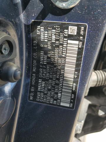 2018 HONDA CIVIC EX JHMFC1F34JX032191