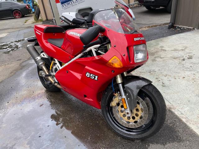 DUCATI 851 SPORT 1992 red racer gas ZDM1HB6R3NB004199 photo #1