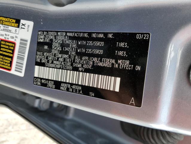 2023 TOYOTA HIGHLANDER - 5TDXBRCH8PS122899