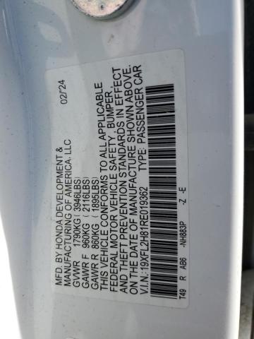 2024 HONDA CIVIC SPOR - 19XFL2H81RE019362