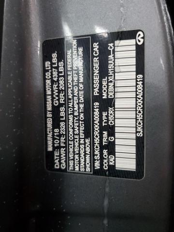2019 INFINITI QX30 LUXE SJKCH5CRXKA008419