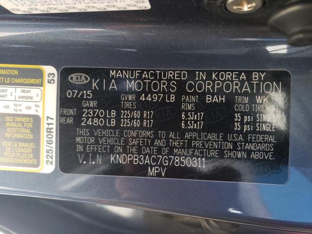 2016 KIA SPORTAGE L - KNDPB3AC7G7850311