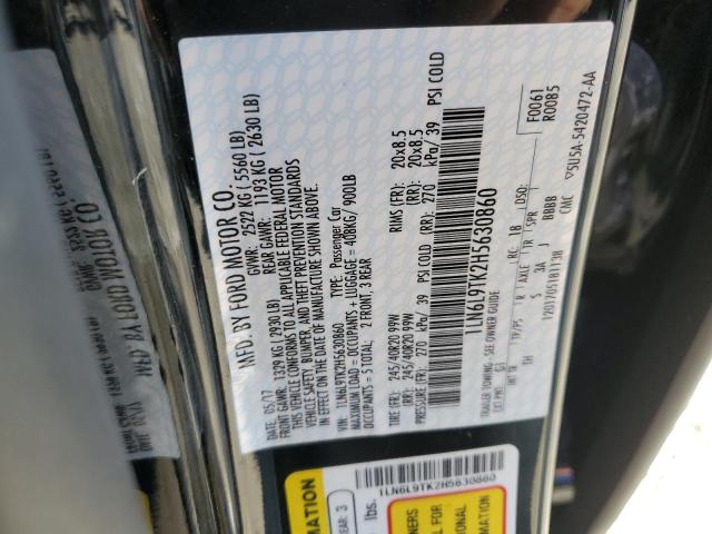 2017 LINCOLN CONTINENTA 1LN6L9TK2H5630860