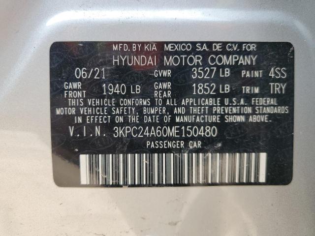2021 HYUNDAI ACCENT SE - 3KPC24A60ME150480